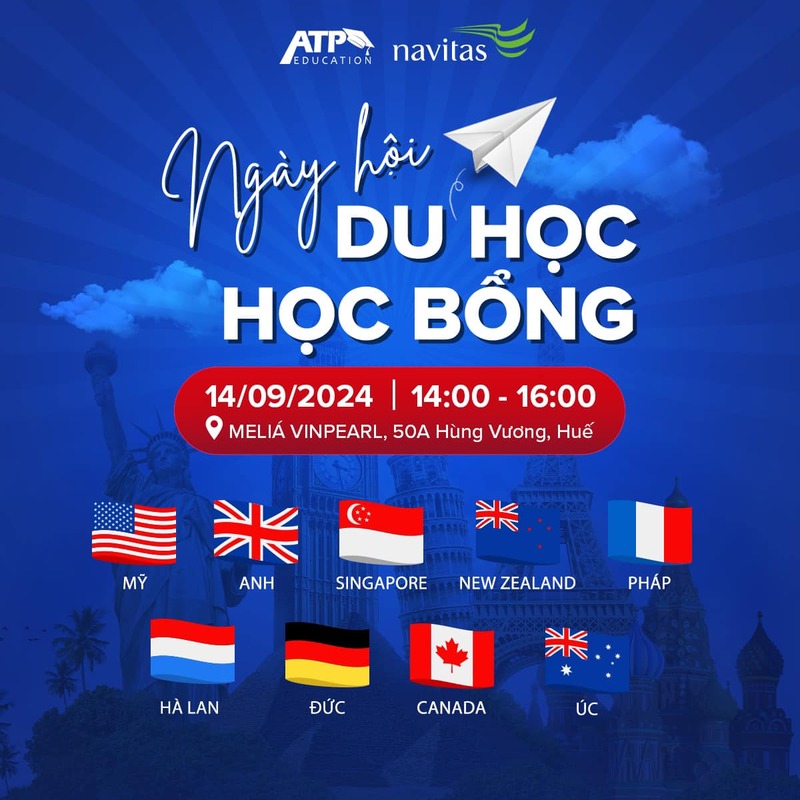 NGÀY HỘI DU HỌC - HỌC BỔNG CÁC NƯỚC 2024 TẠI HUẾ